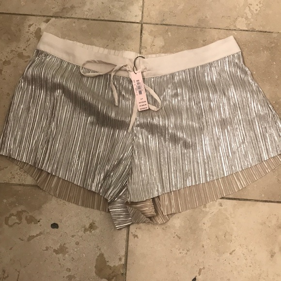 Victoria Secret Gold Pajama Shorts - Picture 2 of 4